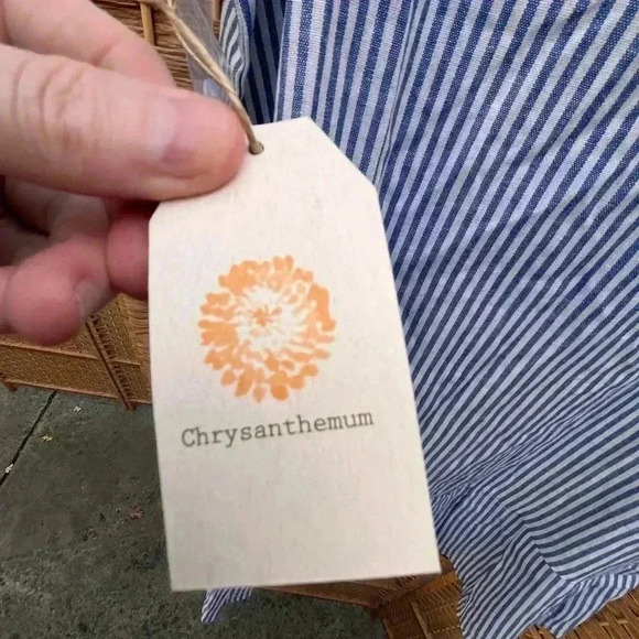 Chrysanthemum Striped Romper - Large - Picture 7 of 9